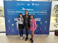 Eskişehir’de düzenlenen 20. TÜBİTAK Ortaokul Öğrencileri Araştırma Projeleri Yarışması Bölge Sergisinde yerimizi aldık