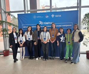 Eskişehir’de düzenlenen 20. TÜBİTAK Ortaokul Öğrencileri Araştırma Projeleri Yarışması Bölge Sergisinde yerimizi aldık