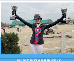Yıldız Kızlar Binicilikte Zeynep Lina Danışman Bursa 2.’si! 🎉