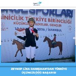 Zeynep Lina Danışman’dan Türkiye Üçüncülüğü Gururu