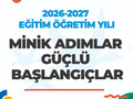 Minik adımlar güçlü başlangıçlar