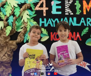 Öğrencilerimiz, 4 Ekim Hayvanları Koruma Günü