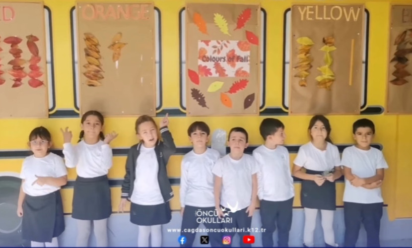 Öncü Bademli birinci sınıf ögrencileri sonbaharın büyüsünü keşfediyor!